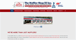 Desktop Screenshot of mufflershopinc.com